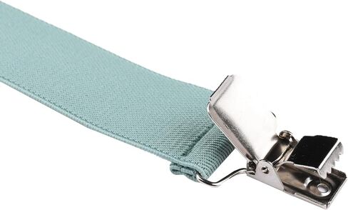 Mens Suspenders X Back Adjustable 1.4'' Wide with Heavy Duty Clips in Saudi Arabia