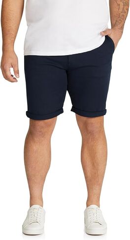 Johnny Bigg Charlie Canvas Short - Canvas Mens Shorts | Regular Fit | Mid-Rise Waist | Big and Tall Shorts | Casual Shorts in Saudi Arabia