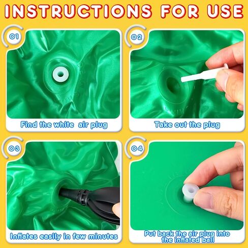 Meooeck 12 قطعة كرة قادوس مقاس 20 بوصة مع مقبض ومضخة هواء كرة نطاطة كرة القفز النطاطة لعبة داخلية وخارجية للأولاد والبنات وممارسة الرياضة، 12 لونًا in Kuwait