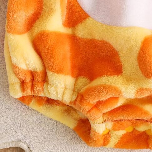 Infant Boy Girl Halloween Animal Costume Newborn Baby Flannel Hooded Rompers Fall Winter Long Sleeve Fleece Bodysuit in Kuwait