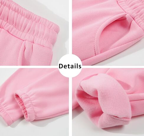 Boys 2 Pieces Sweatsuits Pullover Hoodie and Sweatpants Girls Fashion Tracksuit Set Birthday Gift for Kids in Kuwait