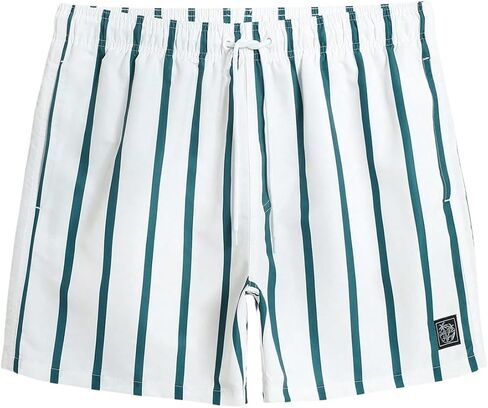 COZYEASE Men's Swim Trunks Quick Dry Elastic Drawstring Print Beach Shorts in Saudi Arabia