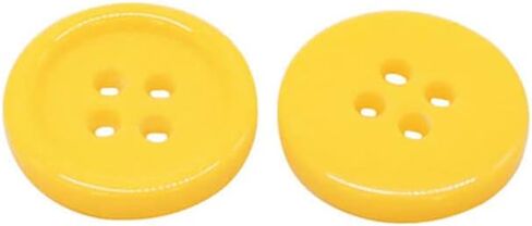 AKOAK 50 Pcs/Set 20mm DIY Button Colorful Candy Color Four-Eye Children's Clothing Buckle Work Clothes Button (Light Blue) in Saudi Arabia