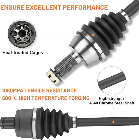 Rear CV Axle Shaft for Polaris Sportsman 550/850/1000 XP X2 HO EPS EFI 2010 11 12 13 14 15 16 17 18 19 20 21 22 1332642 1332809-1 Pcs Left/Right in Saudi Arabia