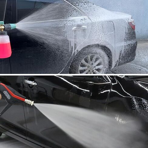 Sooprinse Foam Cannon, Adjustable Snow Foam Lance Transparent Body, Professional Car Foam Blaster with 1/4 Inch Quick Connector, 4000 PSI, 1L in Saudi Arabia