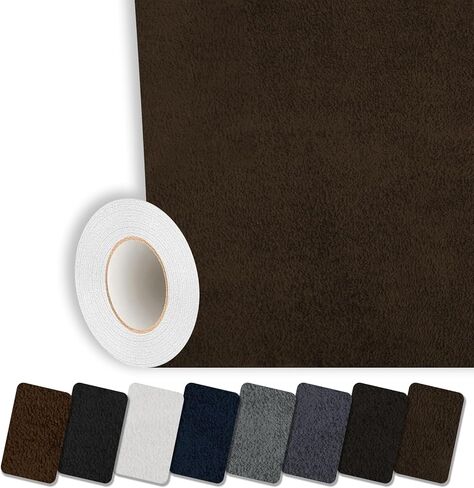 Fabric Repair Patch, Large Repair Tape, Self-Adhesive Linen Patches for Furniture, Sofa, Car Interior, Shoes, Hand Bag, Clothing (Grey, 3.5X79 Inch) in Kuwait