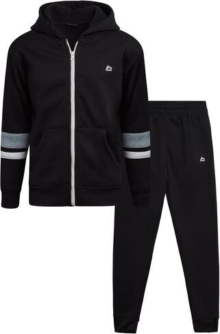 RBX Boys' Jogger Set - 2 Piece Fleece Zip Up Hoodie Sweatshirt and Athletic Jogger Sweatpants for Boys (Sizes: 2T-12) in Saudi Arabia