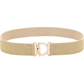 Stretchy Skinny Belts for Women Elastic Waist Belts for Dresses