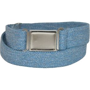 CTM® Plus Size Elastic Belt with Magnetic No Show Flat Buckle