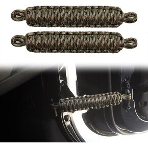 Door Strap for Jeep，Door Limiting Straps 550 Pound Strength Durable Swing Limiter for 1996-2019 Jeep Wrangler CJ YJ TJ JK JKU JL, 2PCS (Olive drab)