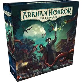 Fantasy flight Games Arkham Horror The Card Game Machinations Through Time Expansion - Unravel A Chronological Conundrum! Lovecraftian Cooperative LCG, Ages 14+, 1-4 Players, 1-2 Hr Playtime, Made in Kuwait