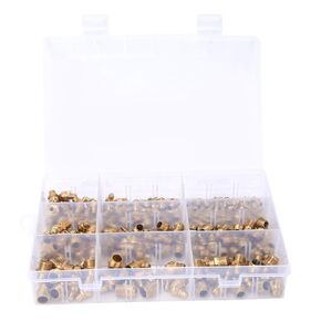 Grease Nipple Drive in Grease Fitting Nipple 160pcs B Grease Nipple Grease Zerk Nipple Fitting M6/M8/M10 45/90/180 Degree 20 * 13 * 4