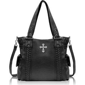 Purses and Handbags for Women Ladies Western Purse Large Hobo Bag Top Handle Handbag with Ajustable Crossbody Strap Vintage