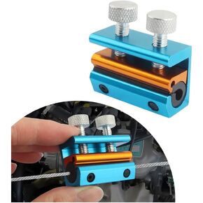 Double-Headed Motorcycle Cable Luber Tool for Brake Cable Lubrication,Cable Lube Dispenser Motorcycle Tools for Motorcycles Bicycle Scooter,Universal Motorcycle Tools Cable Lube (Black Gold)