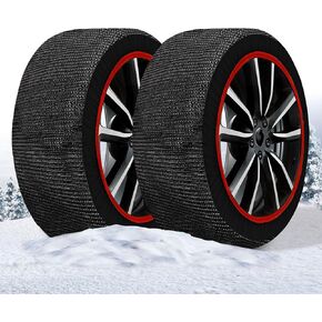 Snow Socks For Tires, Premium Model, +50% Resistance and +50% Durability, Textile Snow Chains for Electric Cars SUVs 4X4 Campers Caravans Commercial Vehicles (XXXL)