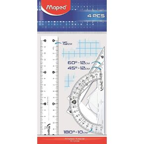 Maped 15cm 4 Piece Geometry Start Kit (Single Item) 242815