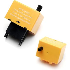 iJDMTOY 8-Pin CF18 LM449 Speed Adjustable Strobe/Flash/Blink LED Flasher Relay Fix Compatible with Lexus Scion Toyota Installing LED Turn Signal Light Bulbs