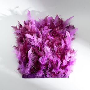 Multicolor Turkey Feather Trim Fringe for DIY Dress Skirt Crafts，Feathers Trim by The Yard Width 4-6 inches Costumes Decoration per Pack of 2 Yards(Orange+Yellow) in Kuwait