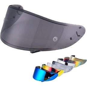 Helmet Visor Replacement for X14, X-Spirit III,X-Spirit, RF-1200,CWR-1,RF-SR Helmet Visor Shield Accessories（Chrome Blue）