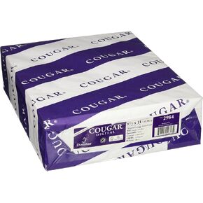 Cougar/Domtar Opaque White Smooth 100# Cover 8.5"x11" (200 Sheet Per Pack)