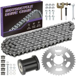#35 Roller Chain 140 Links Mini Bike Rear Sprocket 40T Compatible with Coleman CT100U CC100X Baja Doodle Bug DB30 Monster Moto MBX10 MBX11 80cc 97cc 100cc Mini Bike Go Kart Powersports Parts