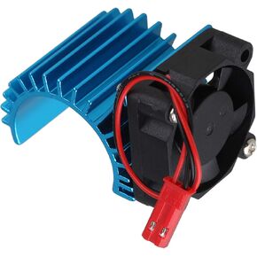 Etfbuy Aluminum Alloy RC Heat Sink 380 Electric Motor Radiator with Cooling Fan for 1:16 Scale Car