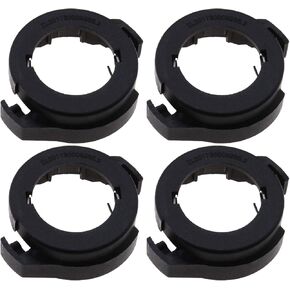 SING F LTD 4PCS HID H7 LED Bulb Base Adapter Holder Headlight Bulb Socket Retainer Clips Black Compatible with Ford Escape Compatible with VW Megane