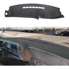 POSAID Dash Cover for 1997-2000 Chevy Chevrolet Silverado/GMC Sierra C1500 C2500 C3500 K1500 K2500 K3500, Dashboard Cover for 1997-1999 Chevy Tahoe/GMC Yukon, for 1999-2000 Cadillac Escalade, Gray