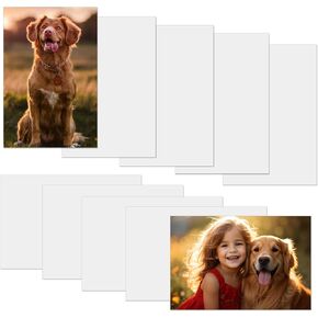 10 Pcs Sublimation Metal Photo Blanks 11x14 Inch Metal Sublimation Sign Blanks 0.45mm Thick Aluminum Sublimation Blanks for DIY Photo Sign Wall Poster Frame,Crafts,Gift,Home Decor
