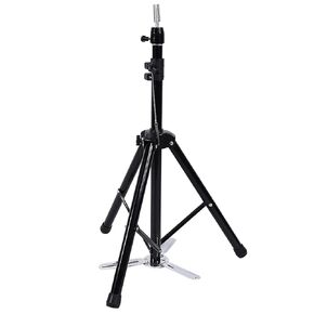 Adjustable Hairdressing Training Mannequin Manikin Head Tripod Stand Manikin Wig Doll Holder, Sturdy and