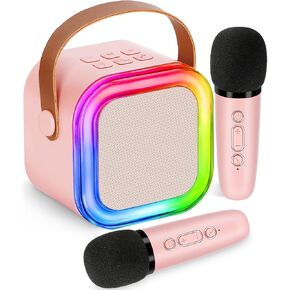 Mini Karaoke Machine for Kids,Girl Toys,Karaoke Microphone Wireless for Kids,Gifts for 4,5,6,7,8,9,10 Year Old Girl Toys (Purple) in Kuwait