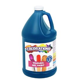 Colorations Washable Gel Paint Gallon, Yellow