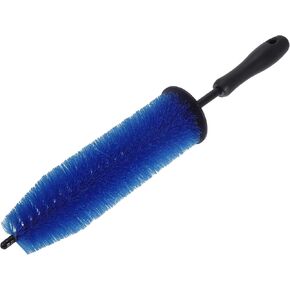 Car Wash Brush Durable 40cm Small Pig Bristle Medium Stiffness Detail Brush Plastic Blue