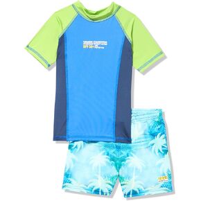 Boys' Long Sleeve Swim Set: Rashguard and Board Shorts