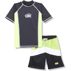 Boys' Long Sleeve Swim Set: Rashguard and Board Shorts