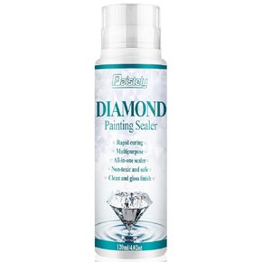 Diamond Painting Sealer, Puzzle Glue Clear, Diamond Painting Accessories with Permanent Fixation and Shining Effect, Diamond Painting Art Glue for 5D Diamond Painting, Puzzle and DIY Crafts (120ml*3)
