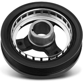 A-Premium Engine Harmonic Balancer Crankshaft Pulley - OHV 3.1L 3.4L - 94-05 - Compatible with Chevrolet, Buick, Pontiac & Oldsmobile Cars - Malibu, Impala, Venture, Tracker, Regal, Century, Skylark