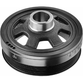 A-Premium Engine Harmonic Balancer Pulley - SOHC 2.6L 2.8L 3.2L 4.3L 5.0L 5.5L - Compatible with Mercedes-Benz Cars - 98-08 - C240, C280, C320, C43 AMG, S350, S430, S500, E320 & More, for# 1120351400