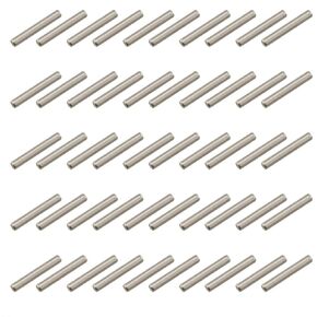 50PCS Silver 1.5x10mm Dowel Pin Hex Wheel Hub Nut Pin Spare Parts for RC Car
