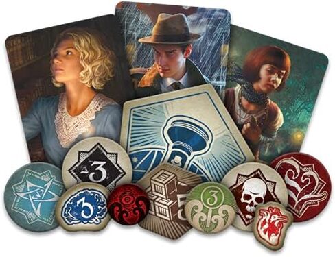 Fantasy flight Games Arkham Horror The Card Game Machinations Through Time Expansion - Unravel A Chronological Conundrum! Lovecraftian Cooperative LCG, Ages 14+, 1-4 Players, 1-2 Hr Playtime, Made in Kuwait