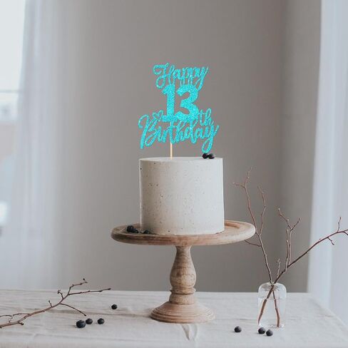 1 PCS Happy 60th Birthday Cake Topper Glitter Cheers to 60 Years Birthday Cake Pick Sixty Hello 60 Fabulous Cake Decoration for Happy 60th Birthday Anniversary Party Decorations Supplies Black in Kuwait