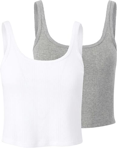 florence by mills Women's Cozy Crush Easy Tank, 2 Pack in Saudi Arabia