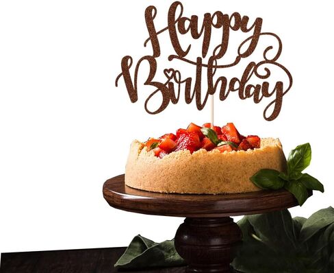 غلاف كعكة عيد ميلاد سعيد لامع مصنوع يدويًا، زينة كعكة عيد الميلاد، لوازم تزيين حفلات الذكرى السنوية/عيد الميلاد (قوس قزح) in Kuwait