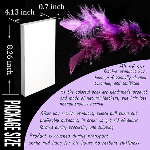 Multicolor Turkey Feather Trim Fringe for DIY Dress Skirt Crafts，Feathers Trim by The Yard Width 4-6 inches Costumes Decoration per Pack of 2 Yards(Orange+Yellow) in Kuwait