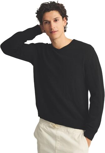 Men's Lightweight Reversible Cashmere V-Neck Sweater in Saudi Arabia