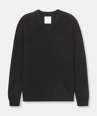 Men's Lightweight Reversible Cashmere V-Neck Sweater in Saudi Arabia