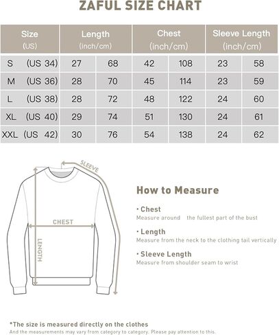 ZAFUL Men's Casual Crewneck Black Sweater Soft Graphic Loose Long Sleeve Y2K Aesthetic Pullover Sweaters Black XL in Saudi Arabia