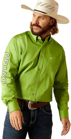 Ariat Male Team Logo Twill Classic Fit Shirt Ultramarine/White X-Large in Saudi Arabia