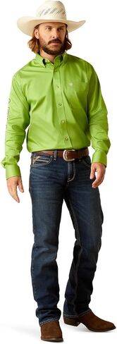 Ariat Male Team Logo Twill Classic Fit Shirt Ultramarine/White X-Large in Saudi Arabia