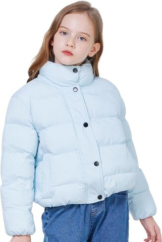 WULFUL Girl’s Winter Puffer Jacket Lightwight Warm Coat Short in Saudi Arabia
